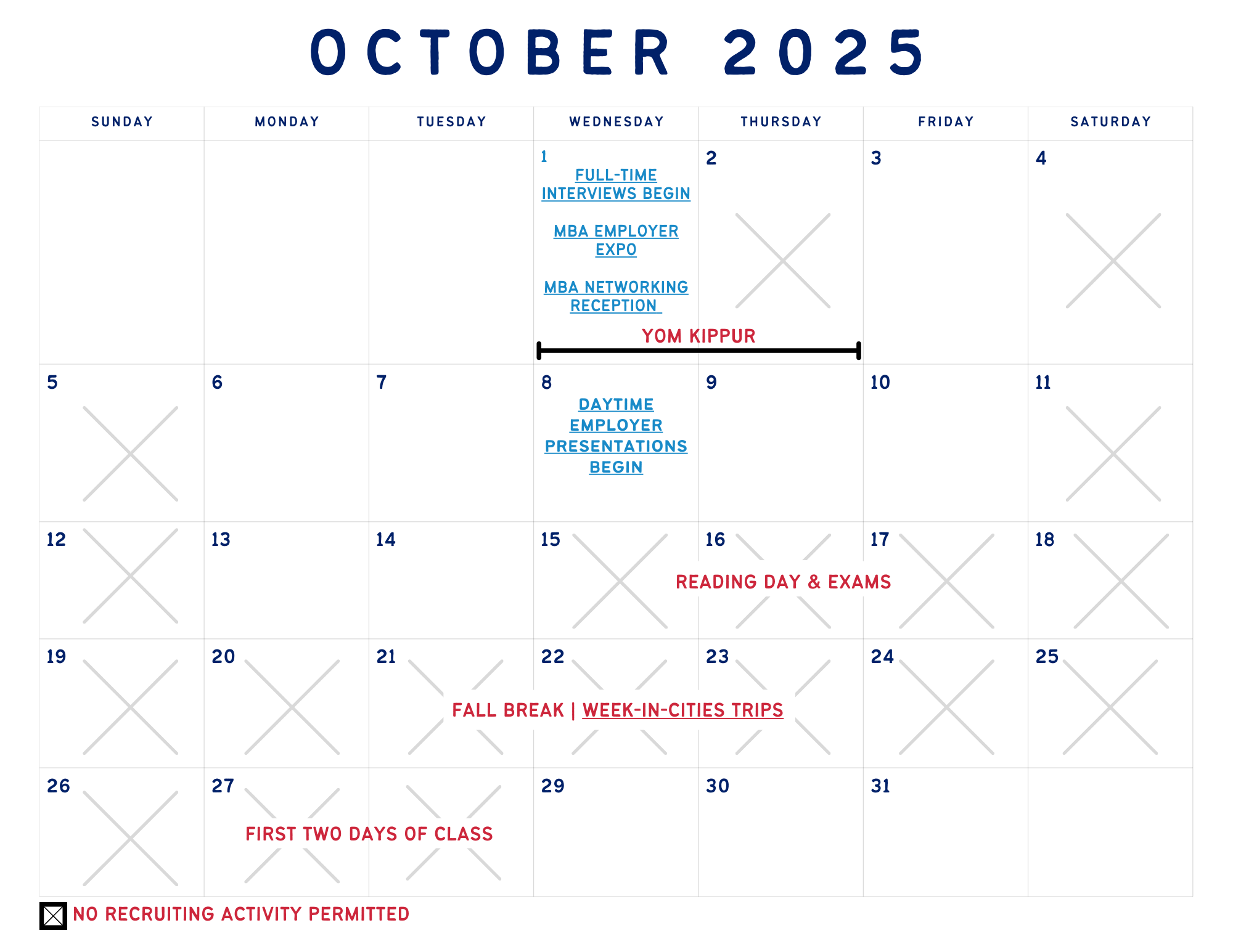 Fuqua’s Recruiting Calendar & Guidelines Duke's Fuqua School of Business